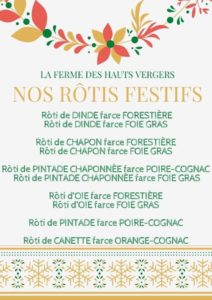 Rôtis Festifs - Crédits : La Ferme des Hauts-Vergers