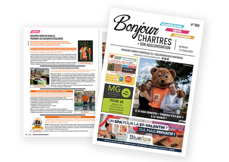 Magazine Bonjour Chartres de février