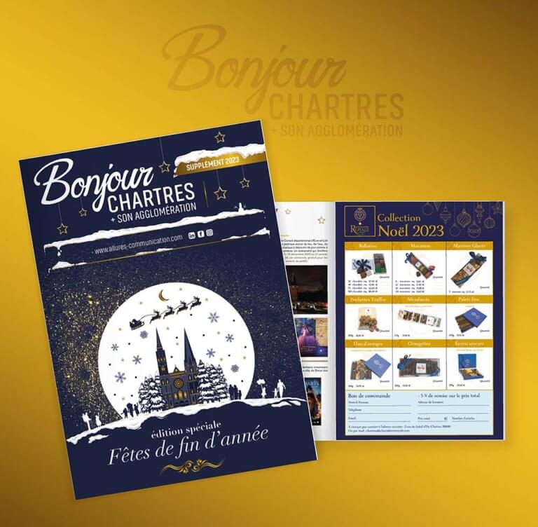 Magazine Bonjour Chartres supplément noel